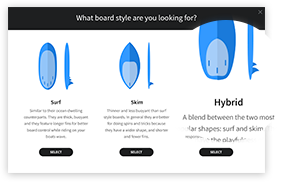 different types of wakesurf boards