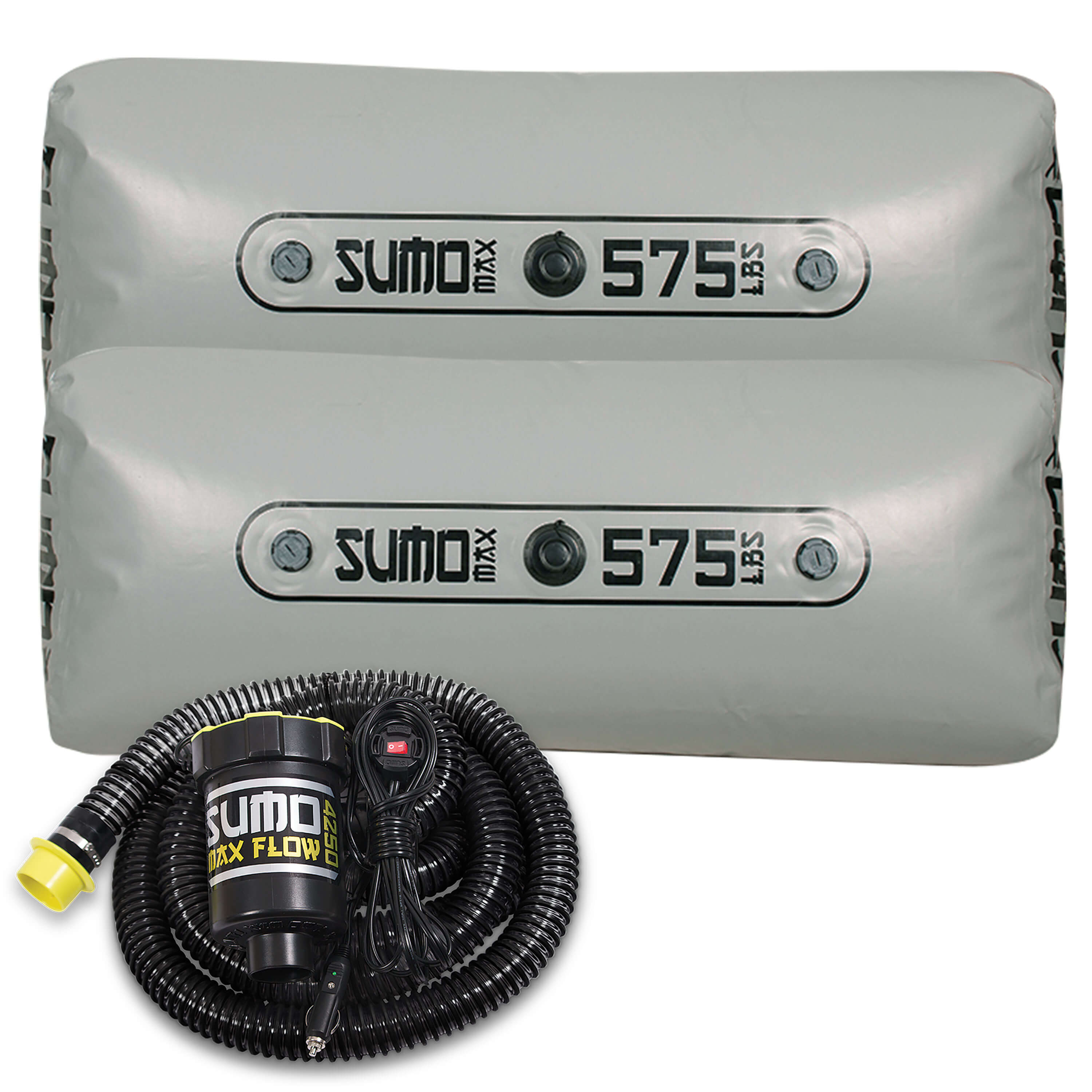 バラストタンクSUMOサック&ウォーターポンプ Straight Line Sumo Max 575 x2 Ballast Bags & Sumo Max Flow Pump