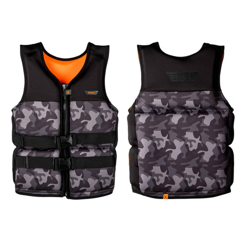 2026 Ronix Neptune - Capella 3.0 - Boy's US/CA CGA Life Vest - Black - Jr (75-105bs)