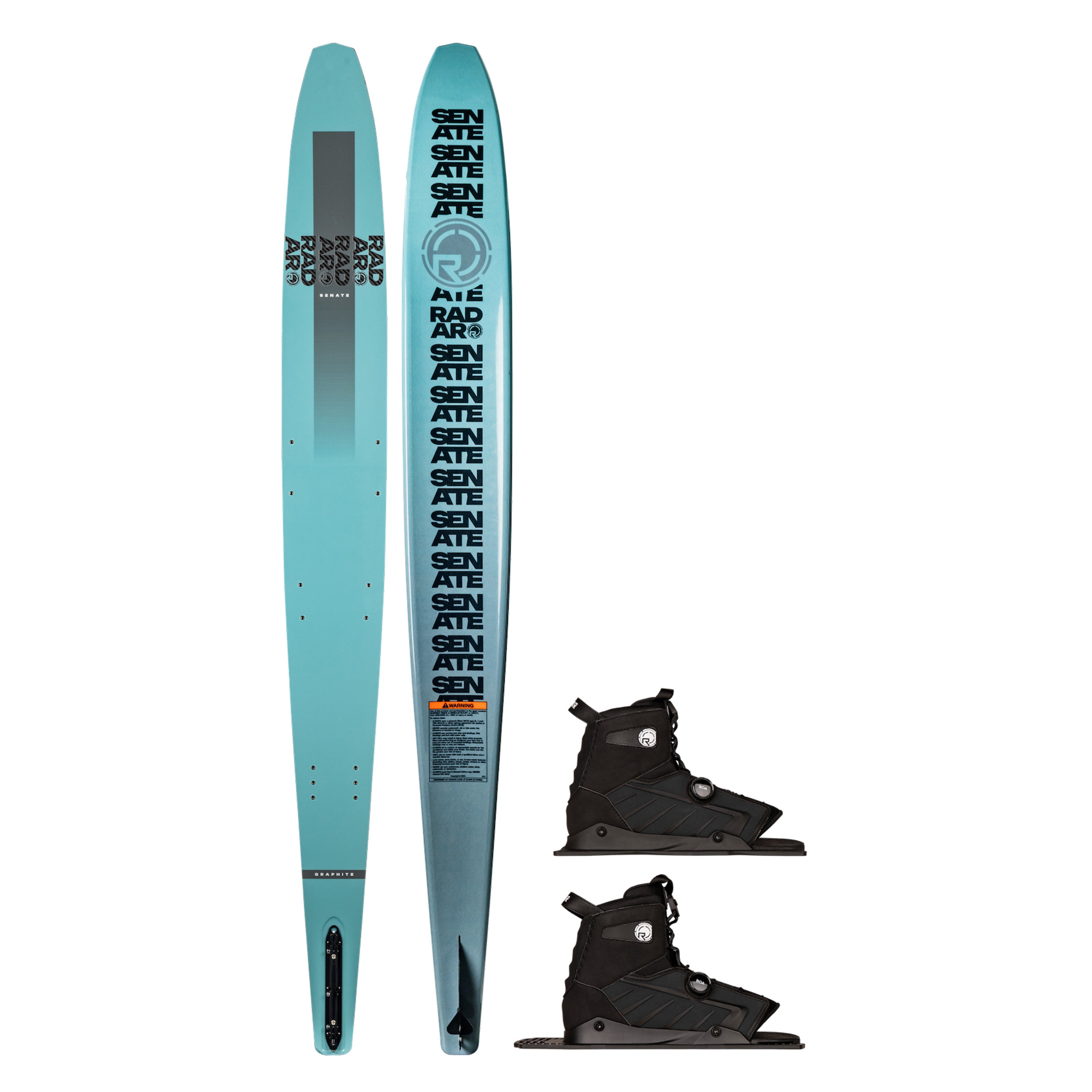 2026 Radar Senate Graphite / Double Vector BOA Water Ski Package