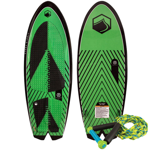 Liquid Force Rocket Wakesurf Board w/ Surf Rope Package