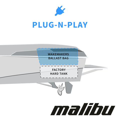 WakeMAKERS 2015 Malibu Wakesetter 23 LSV Rear Factory Ballast Upgrade