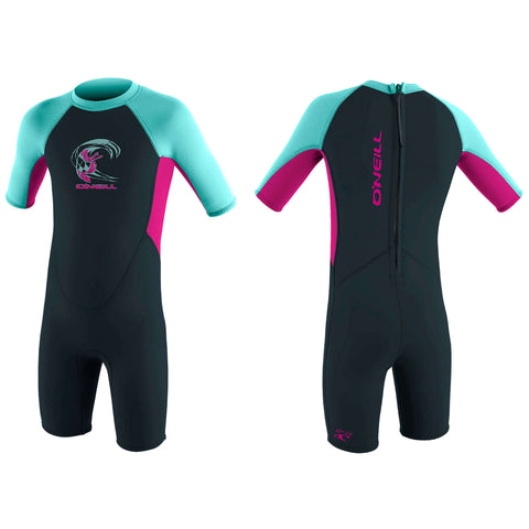 O'Neill Toddler Reactor-2 2MM Back Zip S/S Spring Wetsuit