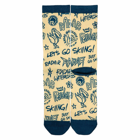 Radar Ski Beach Crew Socks