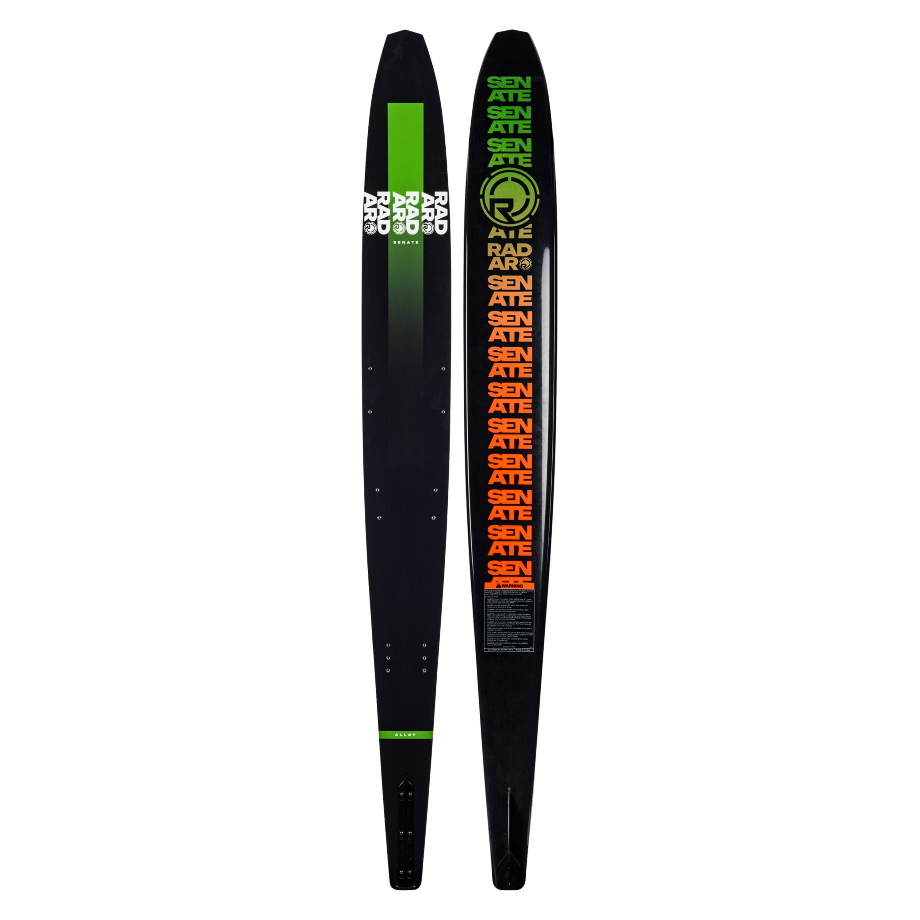 2026 Radar Alloy Senate Water Ski | WakeMAKERS