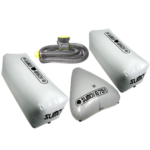 Straight Line Sumo Max 850 x2, 675 Bow Bag, and Max Flow Pump (2,375 lb)