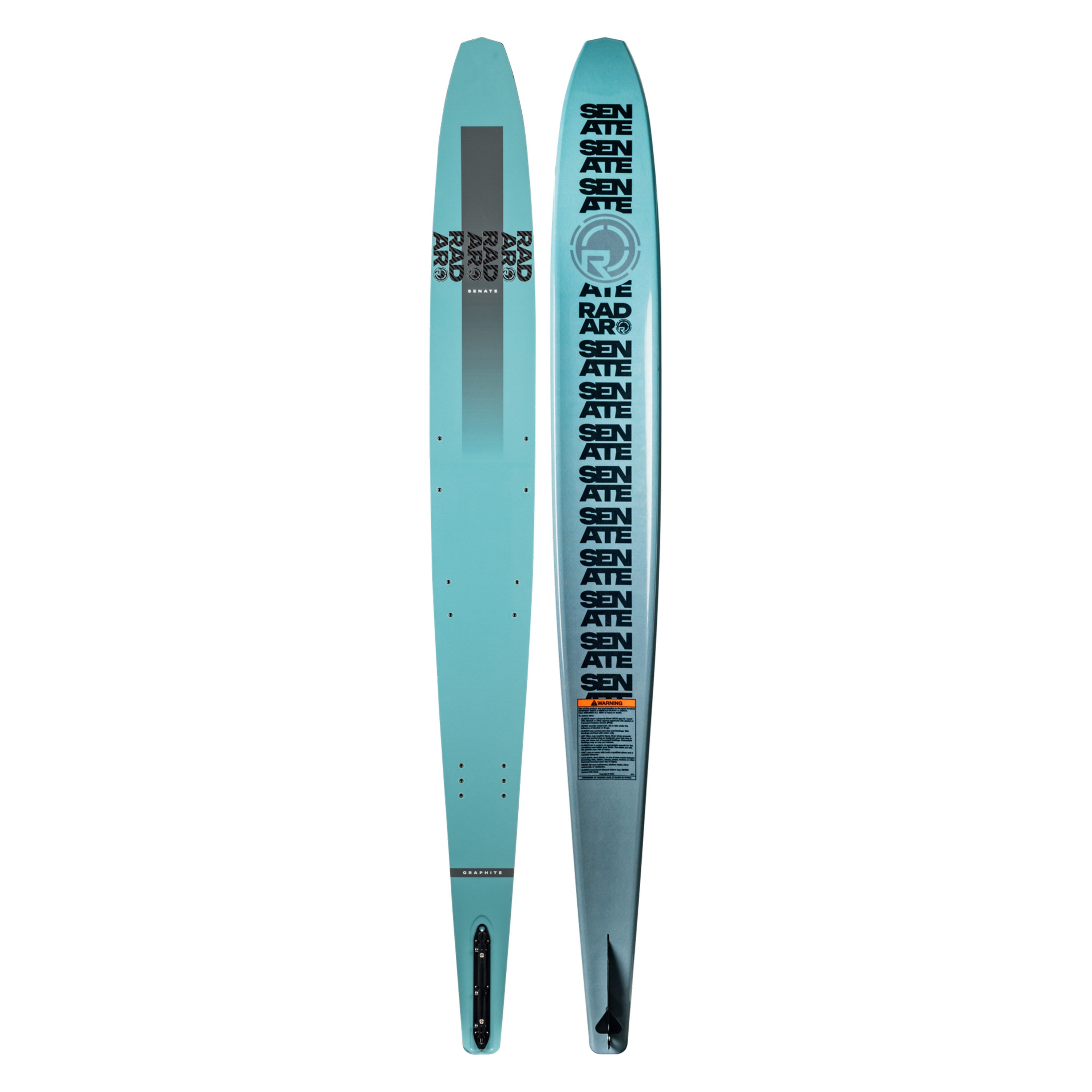2026 Radar Graphite Senate Water Ski | WakeMAKERS