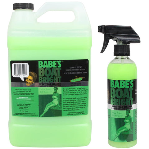 Babes Boat Bright Spray Wax Cleaner - 16 oz. / 128 oz.