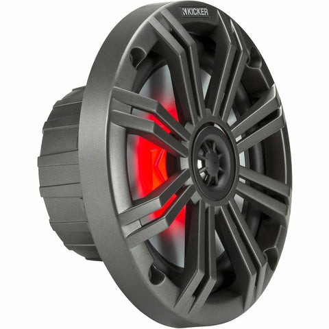Kicker KM 6.5" LED Coaxial In-Boat Speakers