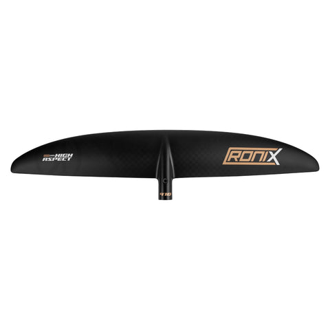 Ronix High Aspect Front Wing - Shadow Carbon - Midnight / Gold - 910 cm