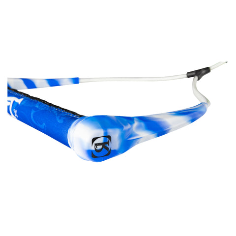Ronix RXT - Dyneema BarLock Handle - Lycra/Hide Grip 1.3 in. Dia. - White / Blue