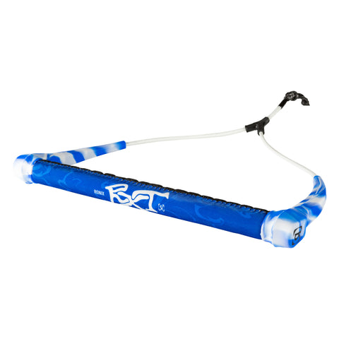Ronix RXT - Dyneema BarLock Handle - Lycra/Hide Grip 1.3 in. Dia. - White / Blue