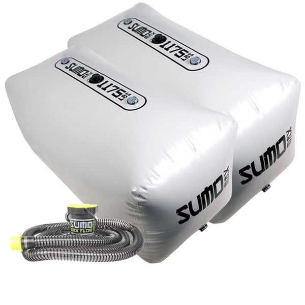 Straight Line Sumo Max 1175 x2 & Max Flow Pump (2,350 lb) | WakeMAKERS