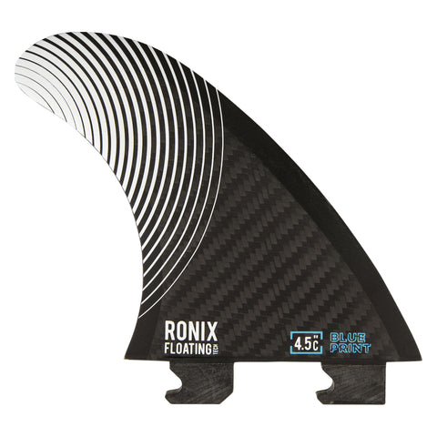 Ronix Carbon Floating Button Blueprint Center Wakesurf Fin