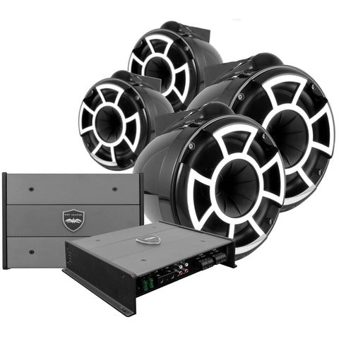 Wet Sounds Rev 8 Tower Speaker Package (Set of 4)
