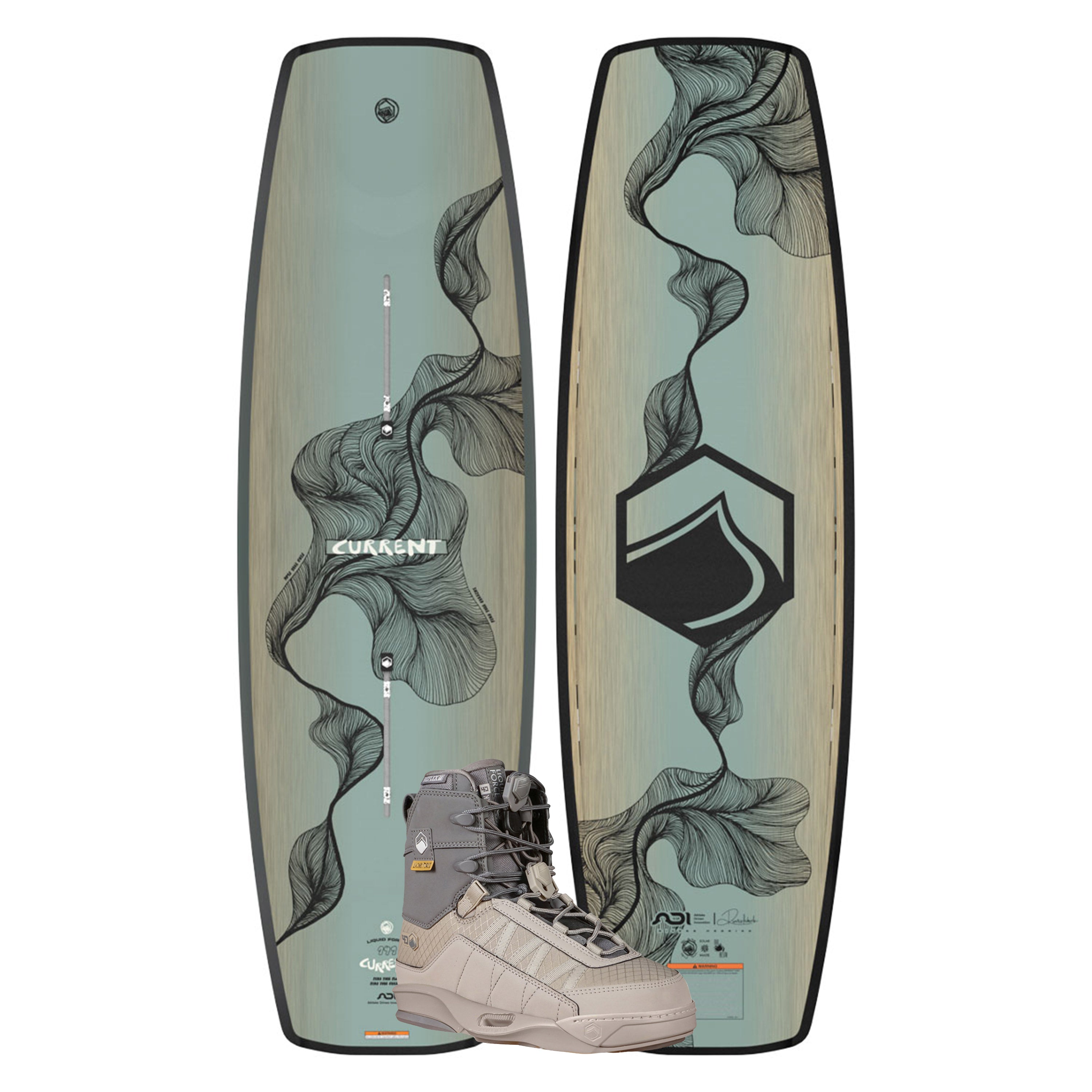 2026 Liquid Force Current / Peak 4D Wakeboard Package | WakeMAKERS