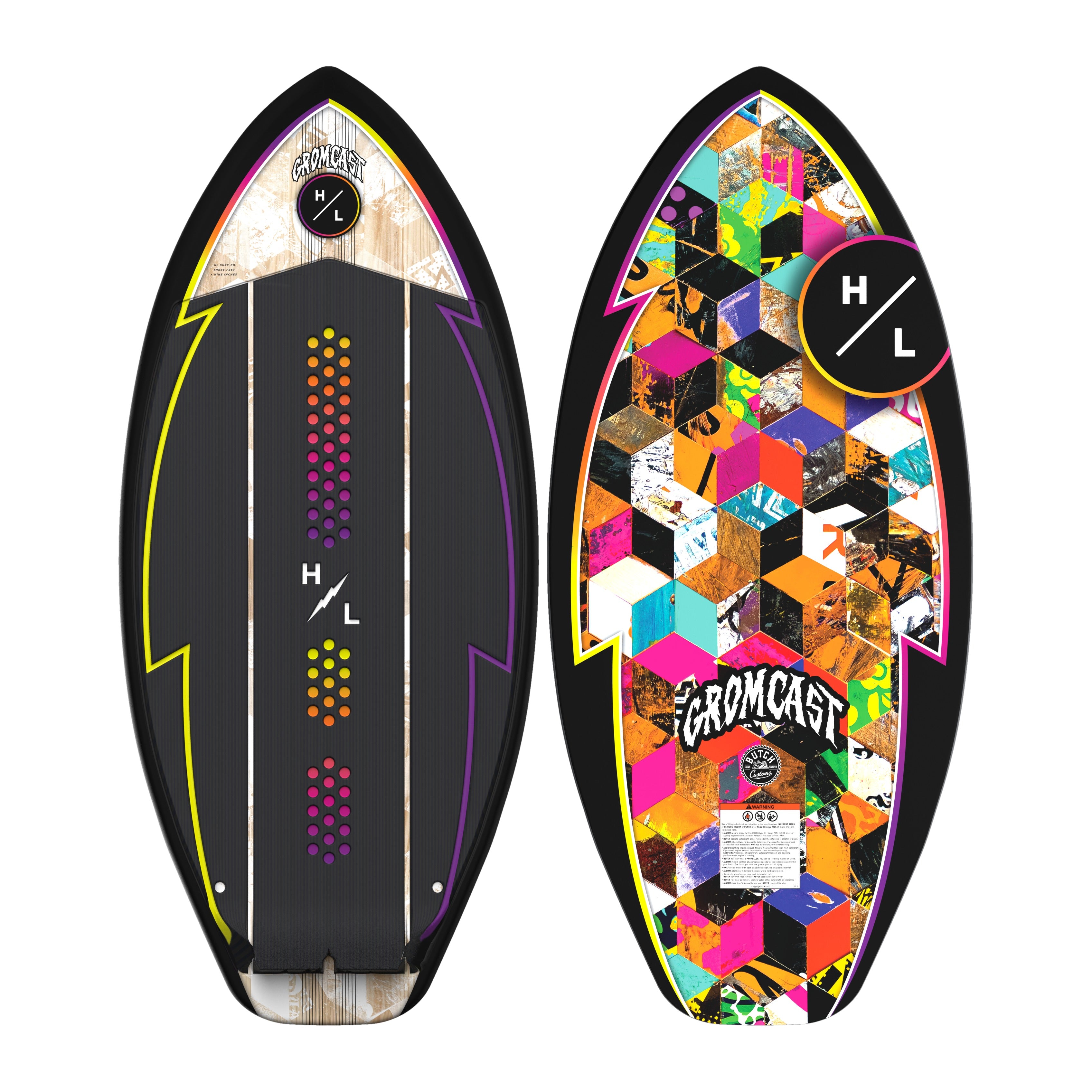 2027 Hyperlite Gromcast Kids Wakesurf Board | WakeMAKERS