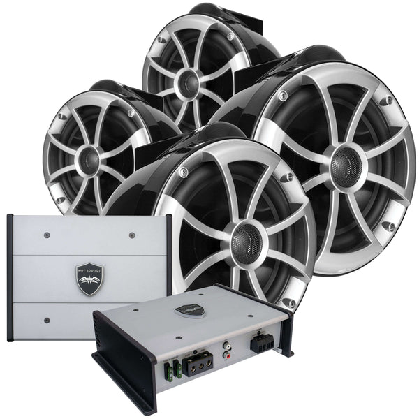 Wet Sounds Icon 8 Tower Speaker Package (Set of 4) | WakeMAKERS