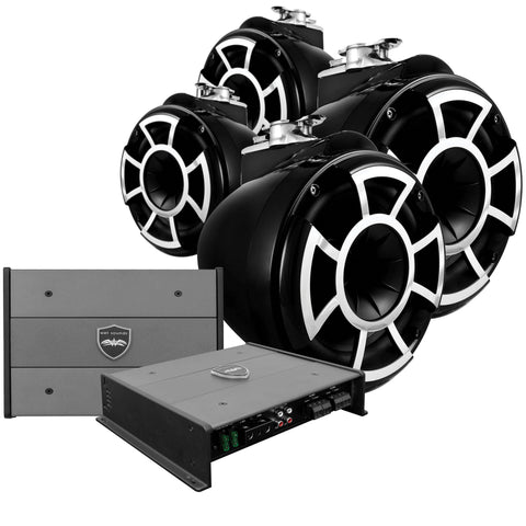 Wet Sounds Rev 8 Tower Speaker Package (Set of 4)
