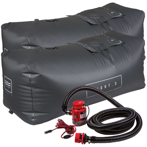 Eight.3 Ronix Telescope 1100 x2 Ballast Bags & Pump (2200lbs)