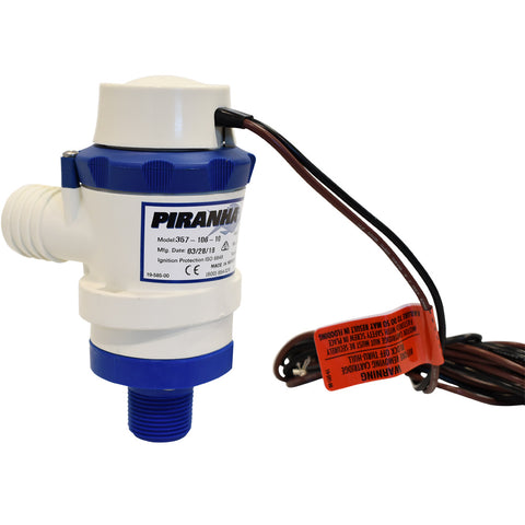 Shurflo Piranha 1100GPH Aerator Ballast Pump (153lbs/min)