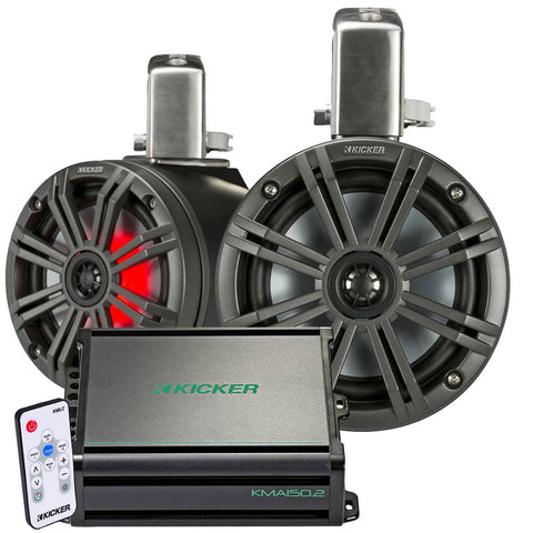 Kicker KMTC 6.5" Tower Speakers Package