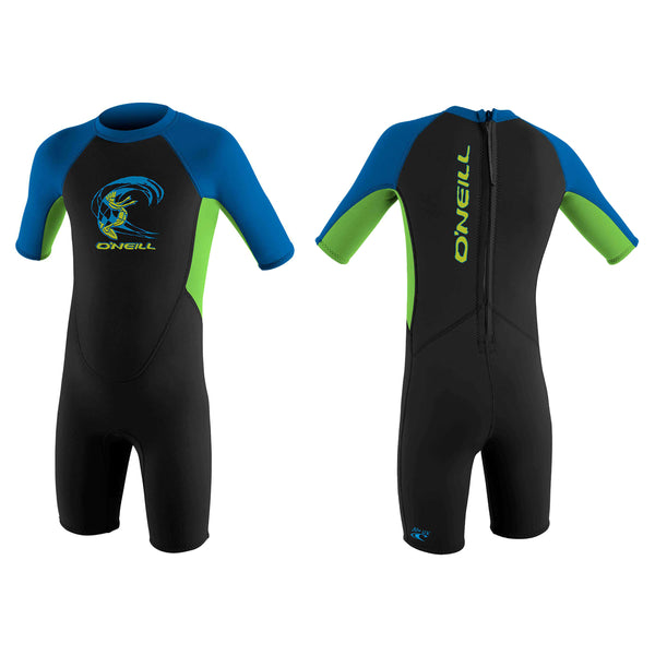 O'Neill Toddler Reactor-2 2MM Back Zip S/S Spring Wetsuit | WakeMAKERS