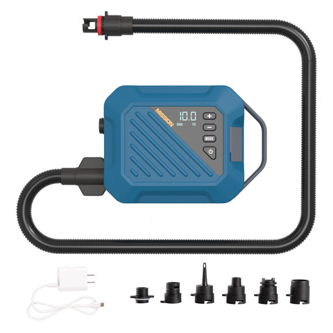 Mission 12v DC Portable Electric Pump- Battery Powered High-Pressure Air Pump