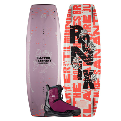 2026 Ronix Quarter 'Til Midnight / Rise Womens Wakeboard Package