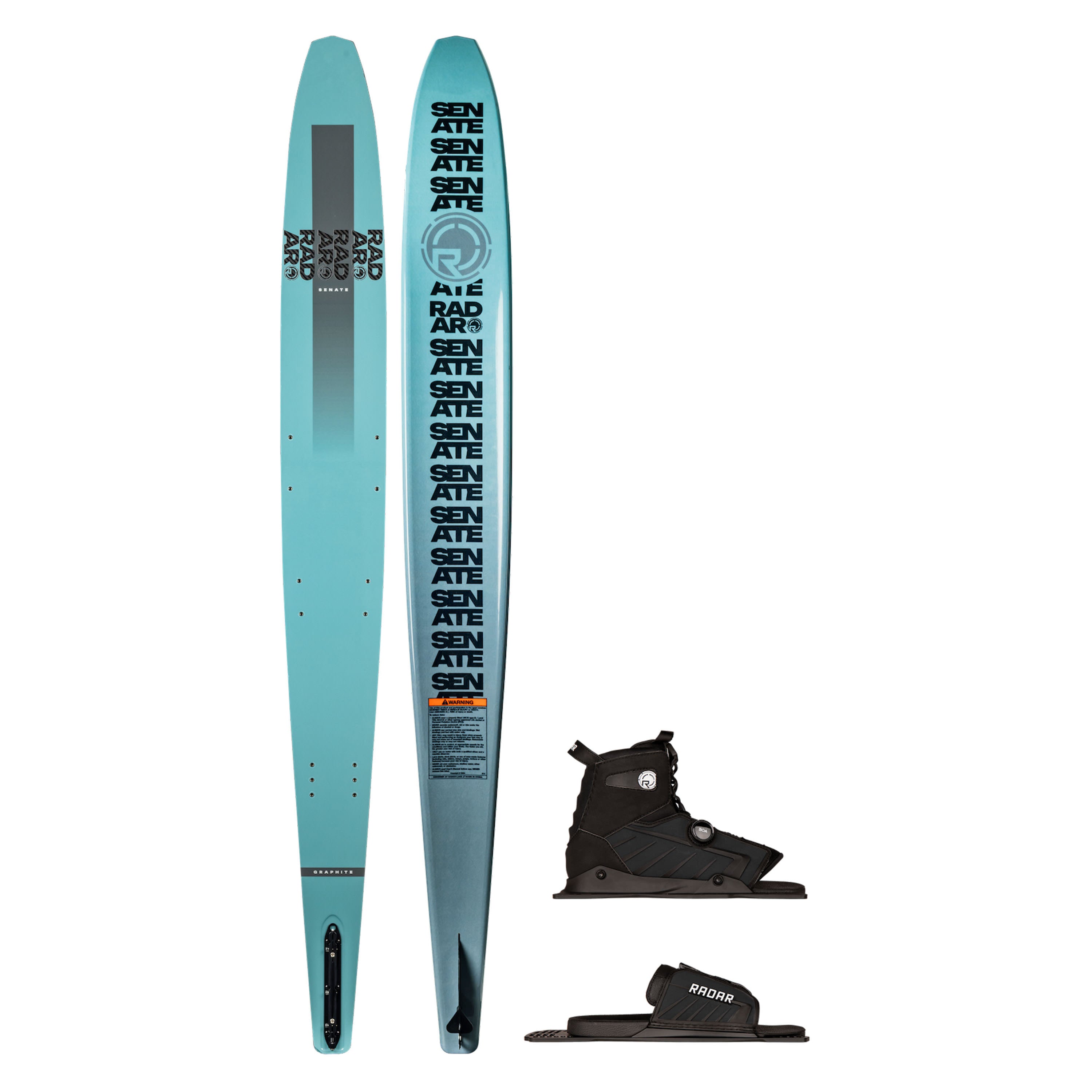 2026 Radar Graphite Senate / Vector BOA & BOA ARTP Water Ski