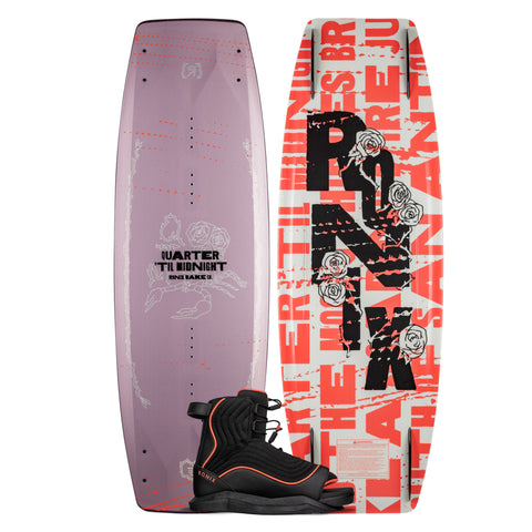 2026 Ronix Quarter 'Til Midnight / Luxe Womens Wakeboard Package