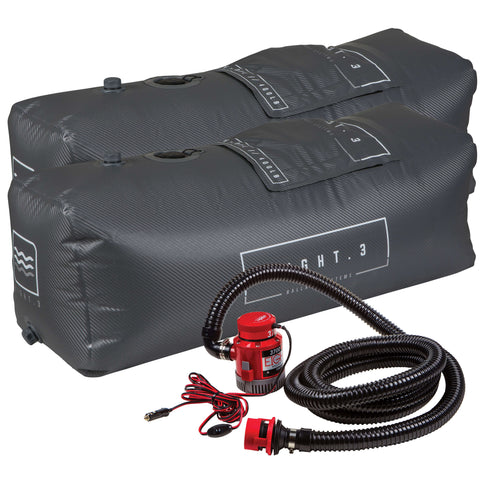 Eight.3 Ronix Telescope 400 x2 Ballast Bags & Pump (800lbs)