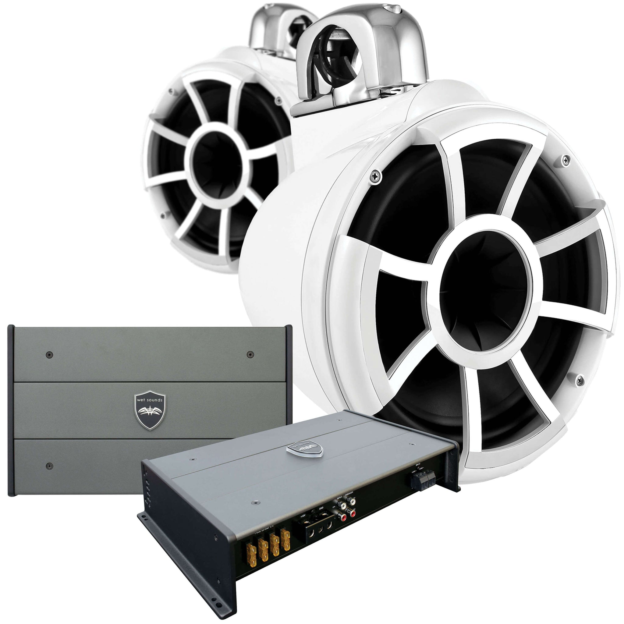 Wet Sounds Rev 10 Tower Speaker Package (Pair)