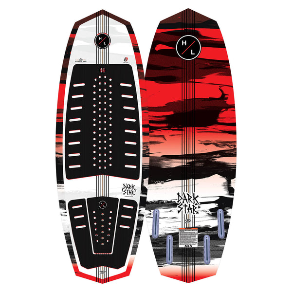 モンデロ&マツバラ・ストライプ・オルタード・ドラッグスター 2026 Hyperlite Darkstar Wakesurf Board | WakeMAKERS