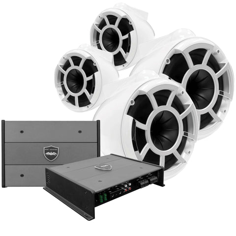 Wet Sounds Rev 8 Tower Speaker Package (Set of 4)
