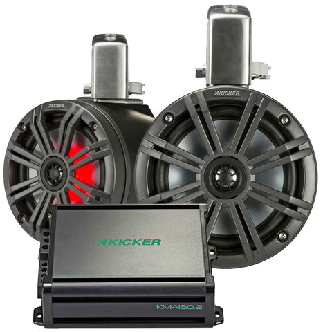 Kicker KMTC 6.5" Tower Speakers Package
