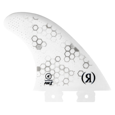 Ronix 4.0 in. - Fiberglass Button - Blueprint - Center Surf Fin - White