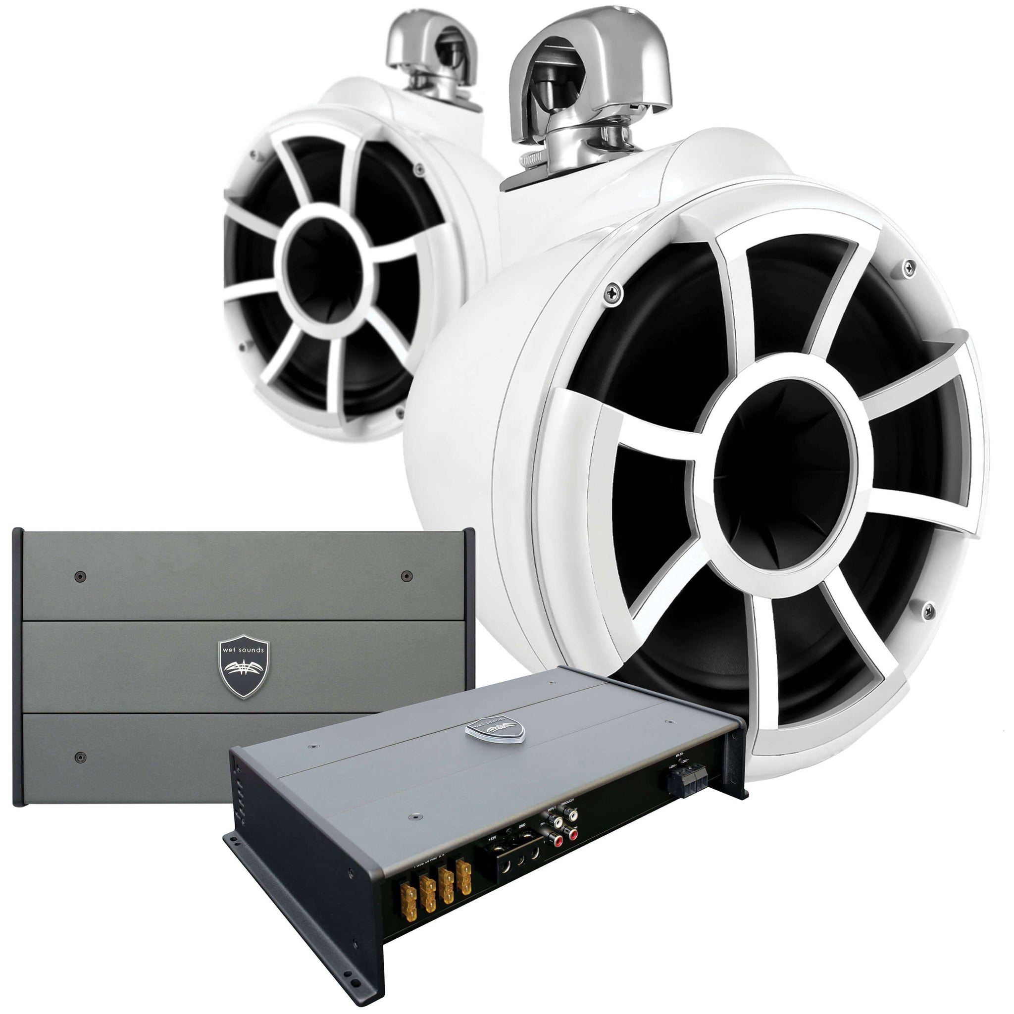 Wet Sounds Rev 10 Tower Speaker Package (Pair)