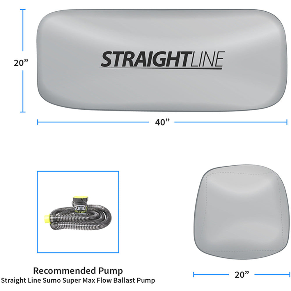 Straight Line Sumo Max 650 x2 & Max Flow Pump (1,300 lb) | WakeMAKERS