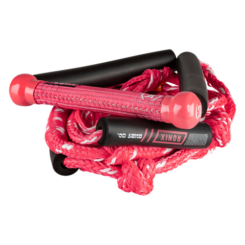 Ronix Womens Bungee Surf - 10 in. Handle - w/25 ft. 4-Sect. PE Rope - Pink