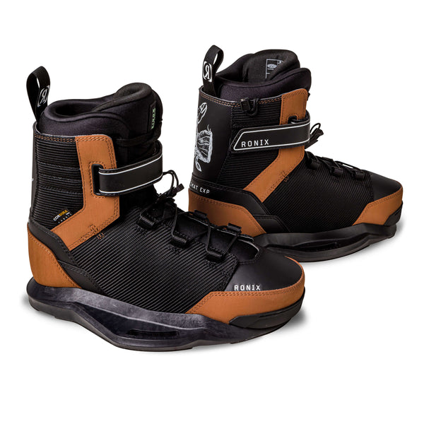 スキズ　VIP オーストラリア　スローガン付き 2025 Ronix Diplomat EXP Wakeboard Bindings | WakeMAKERS
