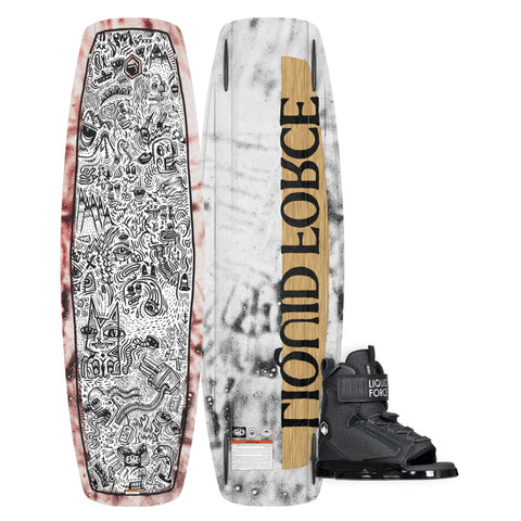2025 Liquid Force Apex FS / Rant Boy's Wakeboard Package