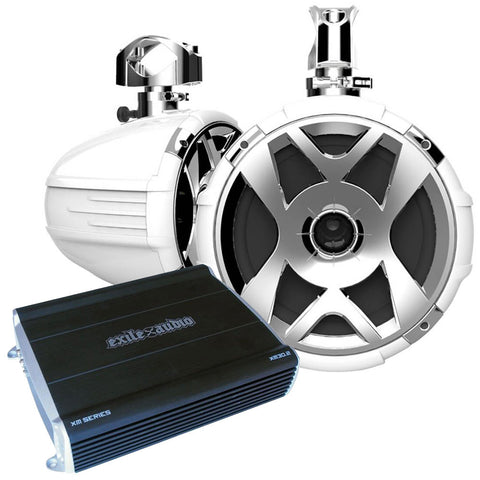 Exile Audio Tower Speakers Refurbished Package