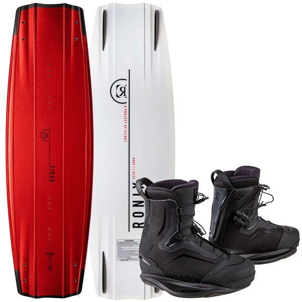 2020 Ronix One Fused Core / One Black Anthracite Wakeboard Package