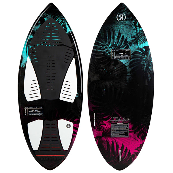wake Sapporo WAKE 3LYR DWN VST ブラック　サイズＬ 2025 Ronix Carbon Air Core 3 Skimmer Womens Wakesurf Board