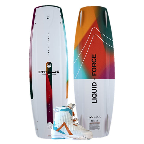 2027 Liquid Force Ethos Aero / Vertex 6X Wakeboard Package