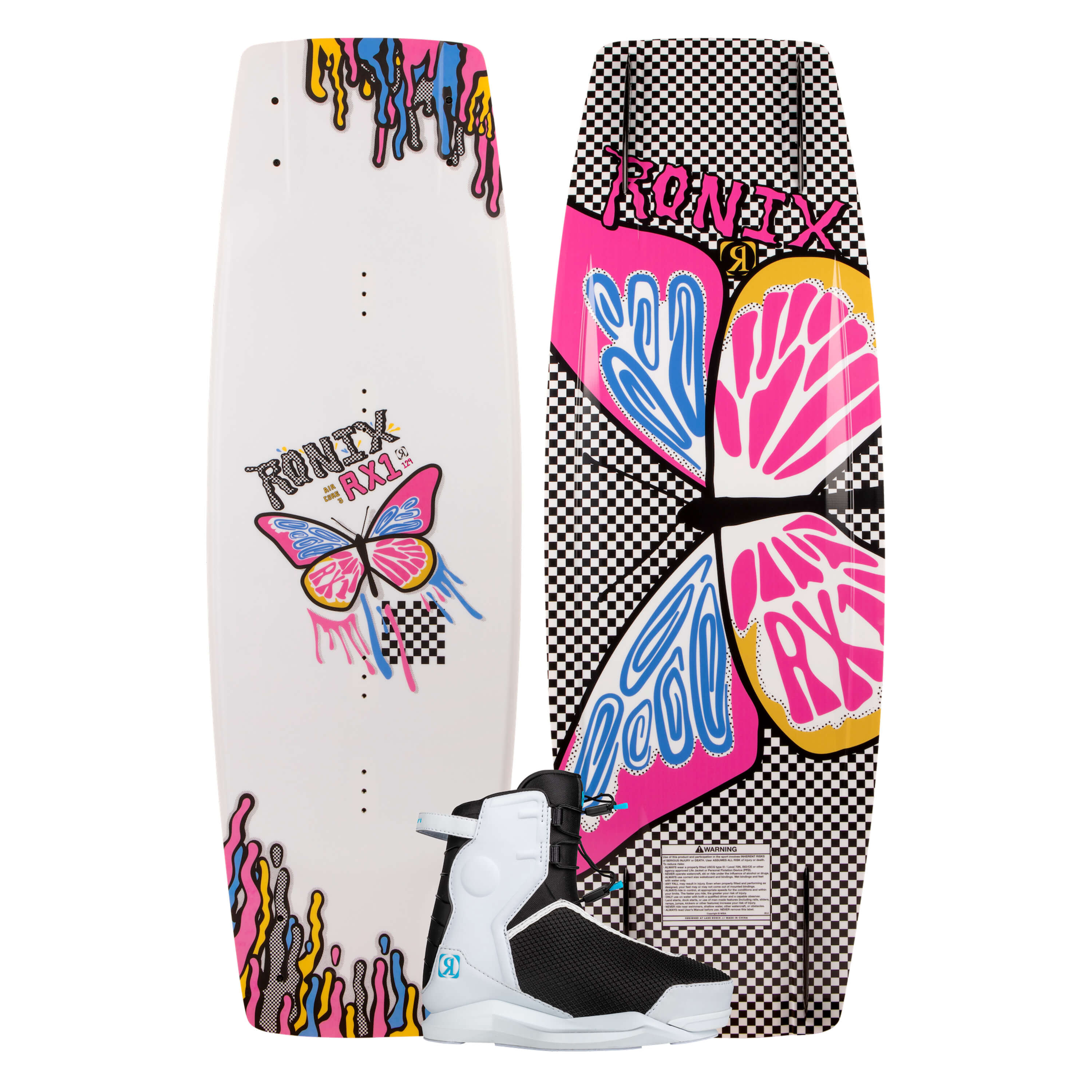2026 Ronix RX1 / Vision Pro Girls Wakeboard Package