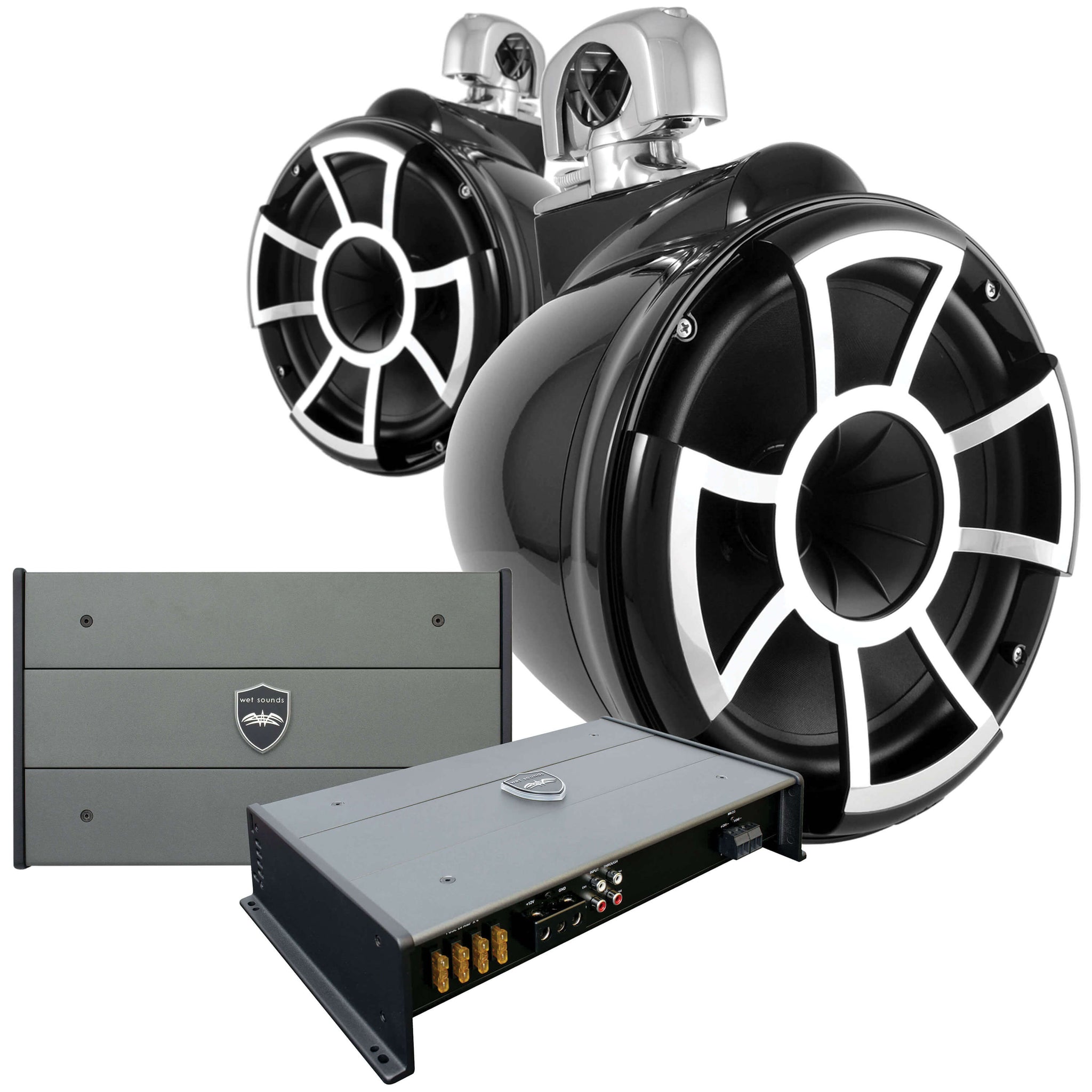 Wet Sounds Rev 10 Tower Speaker Package (Pair)