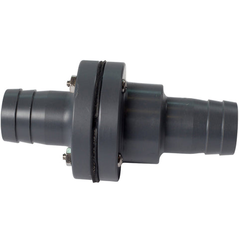Fly High 1" Check Valve Hose Barb Fitting W753
