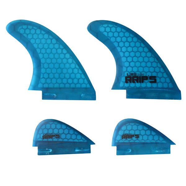Lib Tech Quad Fin Set - Carbon | WakeMAKERS